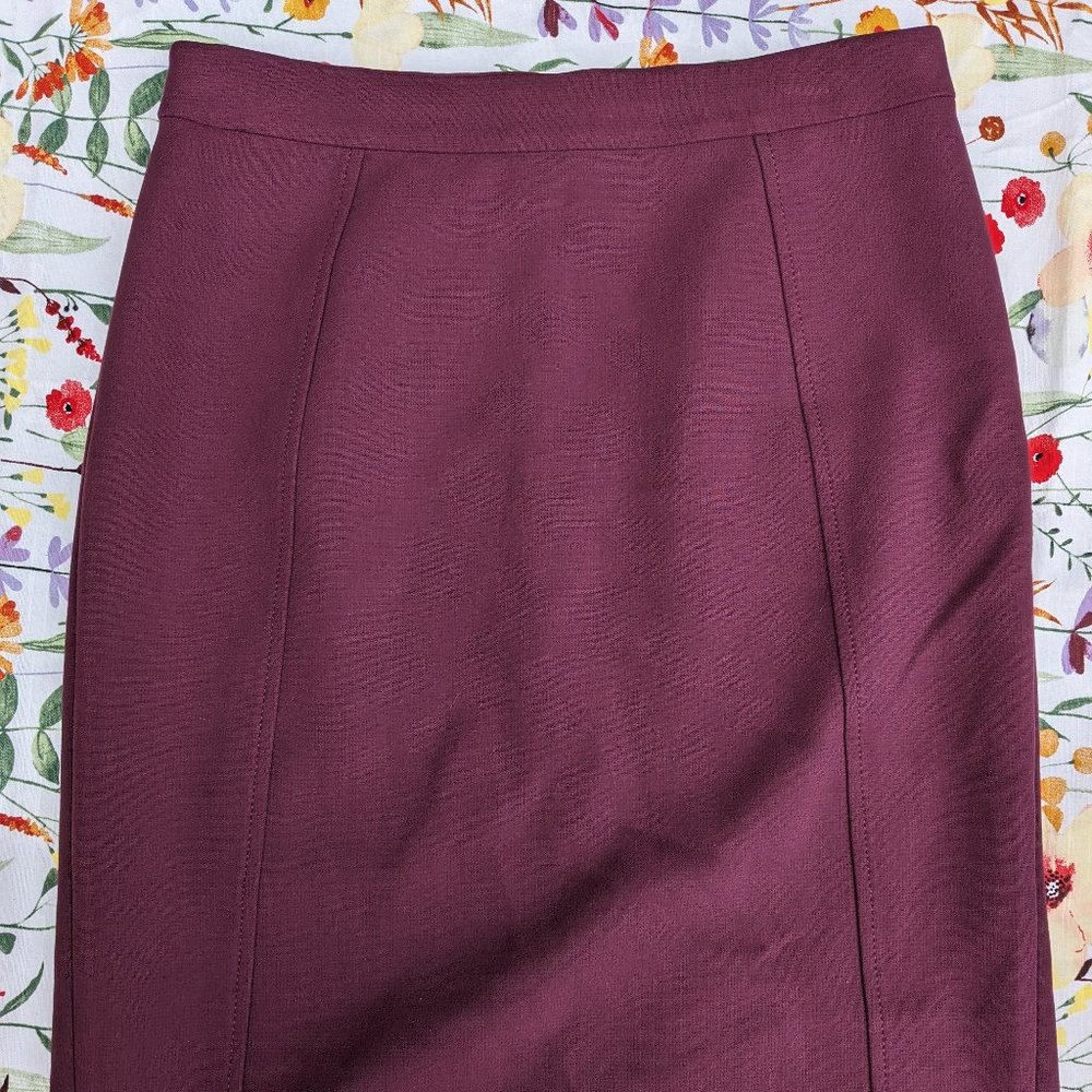 Plum Pencil Skirt - Halogen
